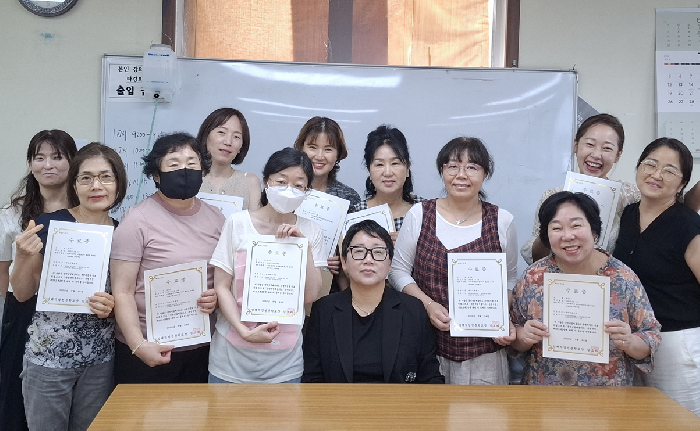  (산대특)패션 제품생산에 필요한 봉제원 양성과정_지원대상 수료식